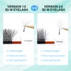 NAGARAKU 5D W Eyelash Extensions, 2.0 Version, Camellia Eyelash Extension,
