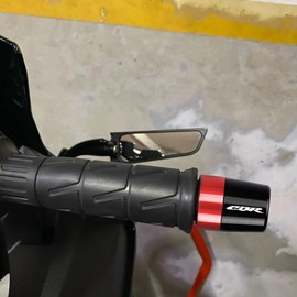 Mokiton Handle Bar Ends Hand Grips Plug Caps Compatible with H.onda CBR 500R CBR 600RR/945RR/1000RR | Motorcycle Hand Grips Plug Caps CBR650R/CBR600RR/CBR1000RR/CBR300R Accessories (red)