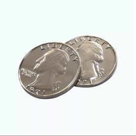 Novelty Trick Quarter Two Sided Trick Coin - Quarter - Two Face - Double Headed Coin Free Shipping!