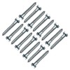 Coach Screws Hex Head Width 10mm Half Thread Zinc Plated