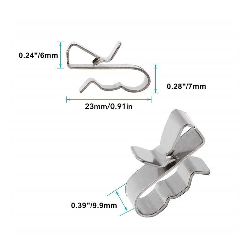 50Pcs Photovoltaic Cable Clip Wire Clamp Cord Fixing Holder Set