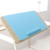 Ariara angle-adjustable desk leather desk pad Matte long blue