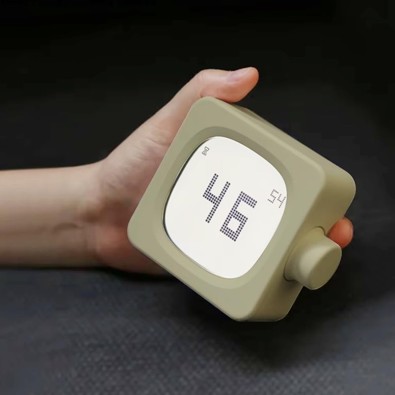 Snblzhef New Block Small Alarm Clock Novelty Student Clock Bedroom