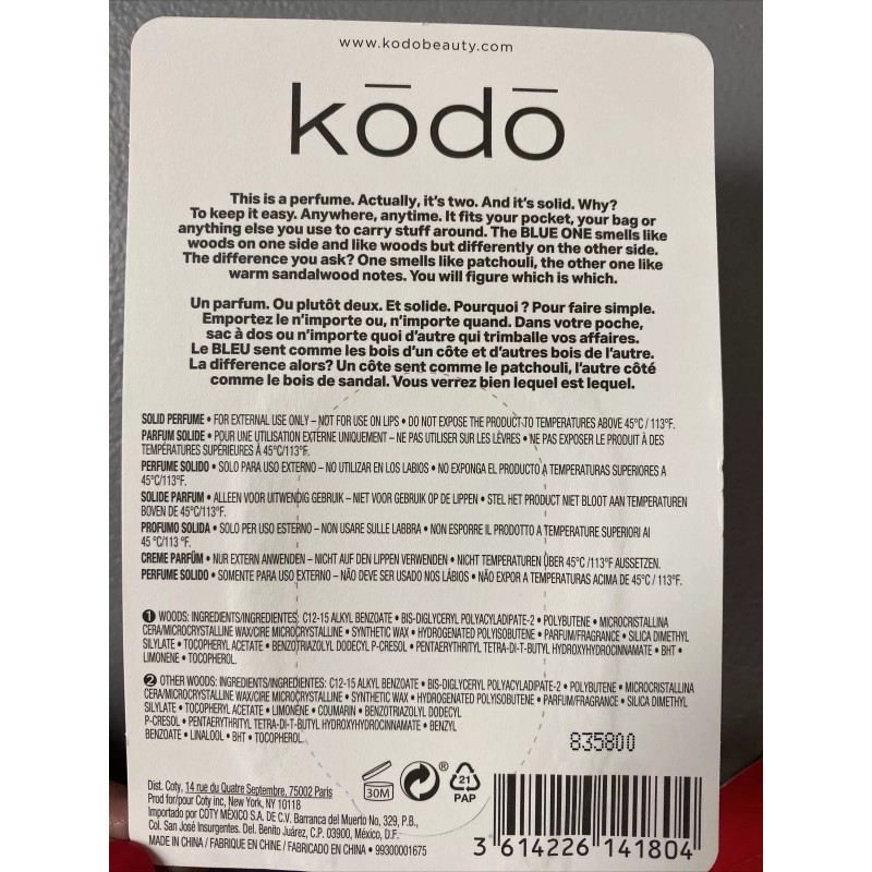 Kodo Pack Of 3 Bundle KODO,2 In 1 Double Sided