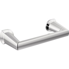 Delta Galeon (1-Pack) Toilet Paper Holder Polished Chrome Tissue Roll Holder for Bathroom Organization and Storage Pivoting Toilet Tissue Holder Wall Bathroom Accessories 772500