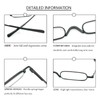 MMOWW Ultra Small Reading Glasses For Men Women Slim Pocket