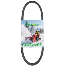 Zwelocy 954-04013 Auger Belt，754-04013 Kevlar Replacement Belt, 1 Band, Aramid，Compatible with Compact Snowthrowers 2007 and Newer（3/8" X 21"）
