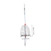 OHPHCALL 5pcs Stainless Steel Bait Cage Lure Trap for Freshwater