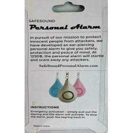 Safesound Loud Safe Sound Personal Alarm 125 Decibels  FREE SHIPPING Elders Kids Joggers