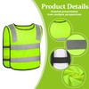 Vegena 8 Stck Warnweste Kinder (3-12 Jahre), Sicherheitsweste Kinder, Warnwesten