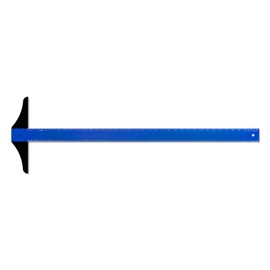 Alumicolor 36-inch Professional Aluminum T-Square for Art Framing & Drafting, Blue
