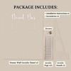 Donut Wall Display Stand - Acrylic Donut Stand Holds 50