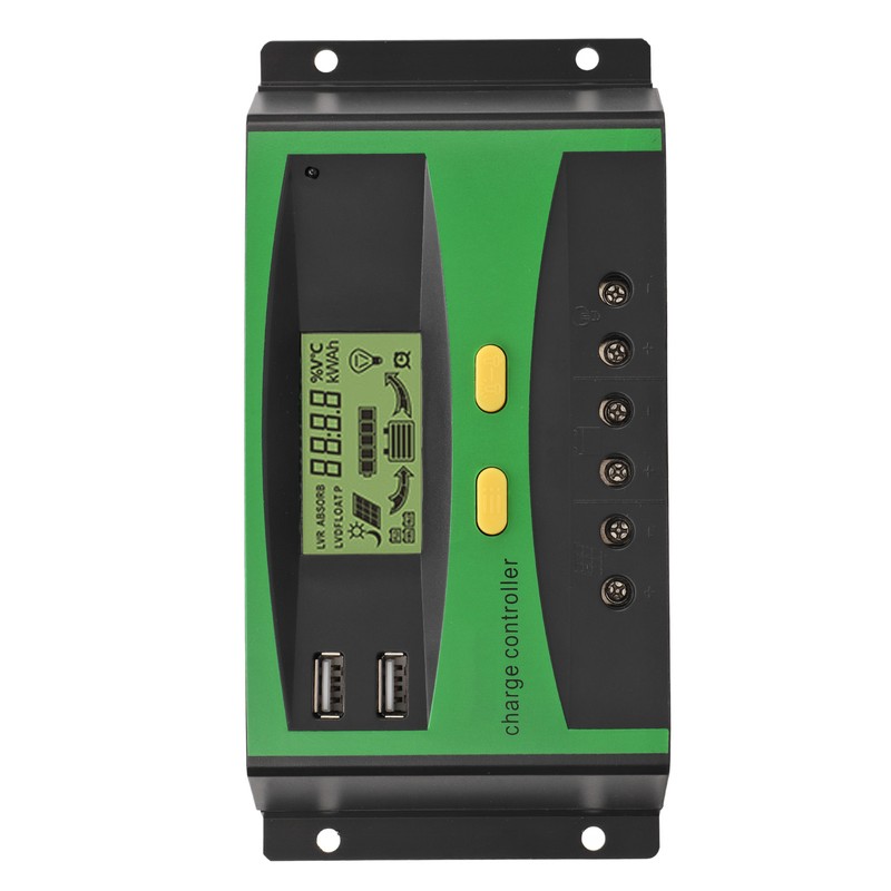 Solar Charge Controller Automatic Recognition LCD Screen Current Display Intelligent