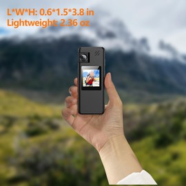 Hoestr A32 Body Camera 1080P Camcorder 180° Rotating Lens Motion Detection for Outdoor Sports Cycling