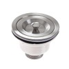 Drain Fitting for Stainless Steel Sinks with Diameter 85 mm