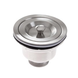 Drain Fitting for Stainless Steel Sinks with Diameter 85 mm Drain Valve Drain Fitting Sink Set