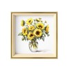 PSLXZXK 6x6 Picture Frame Blue Gold Beige Resin Photo Frame