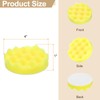 HARFINGTON 2pcs Buffing Sponge Pads 4" Polishing Wheel Waffle Finishing
