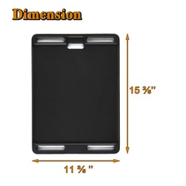 BAC460 Griddle Grill Replacement Parts for Traeger Pellet Grill Parts Traeger Ranger Portable TFT18KLD Scout Wood Smoker TFT18PLDO Griddle Cast Iron Grill Griddle Plate Flat Top Griddle Insert