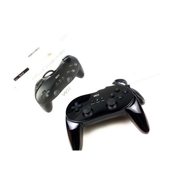 Wii Classic Controller Pro - Black (Japanese Version)