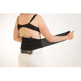 Orthopädie Schuhtechnik Gruber Elastic Active Bandage Bandage with Holding Function for Hot and Cold Therapy for Neck, Back, Shoulder, Knee, Elbow, Made in Germany