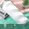 Tatuo 2 Pieces White Cervical Round Pillow Cover for Neck