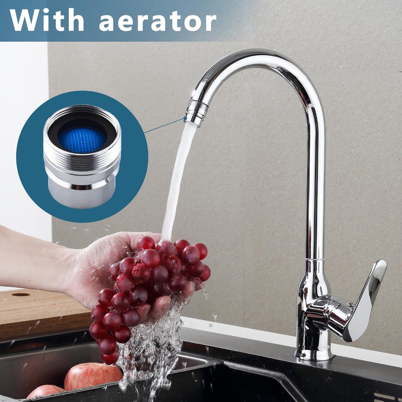LUOFANT Dishwasher Faucet Adapter with Aerator, Sink Faucet Adapter for