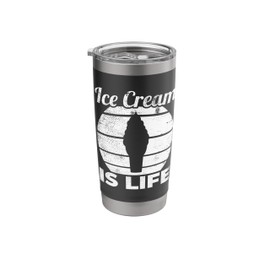 Ice Cream Lover Quote Ice Cream Maker Gelato Stainless Steel Insulated Tumbler