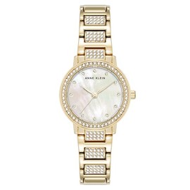 Anne Klein Women's Premium Crystal Accented Bracelet Watch
