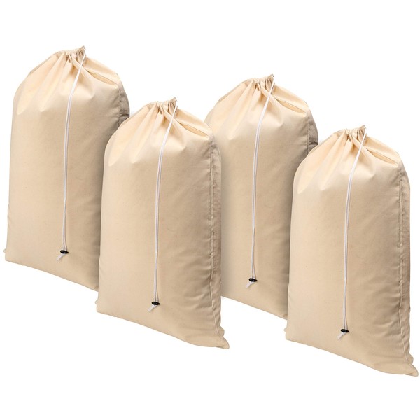 Cottoniva Pack of 4 Extra Large Heavy Duty Laundry Bags