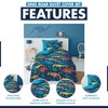 Lions Kids Dinosaur Bedding Set, Soft 100% Microfibre Polyester, Single