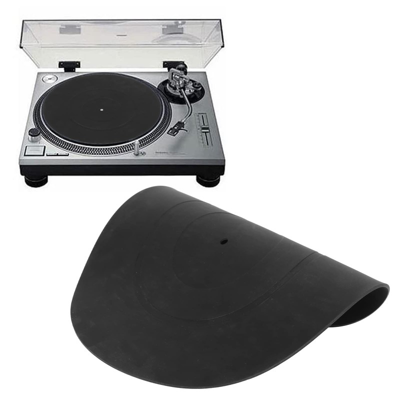 Turntable Platter Mat, Grade Rubber for Record Players, Vibration Reduction