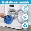 2 Pieces Chenille Microfiber Scrubber Mop Refills, Spin Mop Head