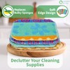 PaperlessKitchen Kitchen Dish Scrubbers | Soft Scrub for Dishes |