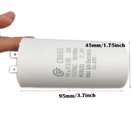 LIZAPUS 40uF Capacitor Compatible with Briggs Stratton PowerBoss 030249 030249-0 5500 7350 Watt Generator AVR