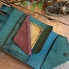 LITSTA Coin Wallet 3 Compact Wallet with Coin Holder, Blue