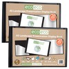 eco-eco A5 50% Recycled 20 Pocket Black Landscape Presentation Display