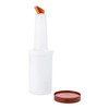 Restaurantware 1 qt Plastic Quick Pour Storage Container Bottle -