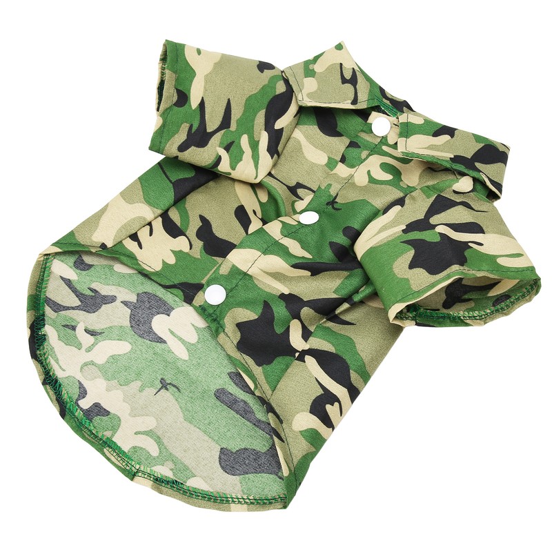 Dog Shirts Summer Stylish Camouflage Breathable Cool Pet Summer T
