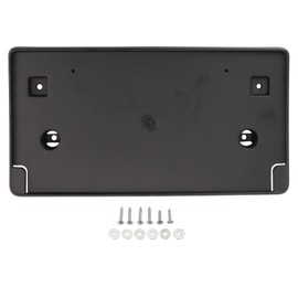 TRQ Front License Plate Bracket Black Compatible with 2017-2020 Chrysler Pacifica 2020 Voyager CH1068156