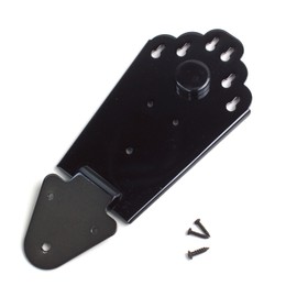 Soild shell sector Trapeze Tailpiece For Hollow body Archtop Jazz Guitar,Black