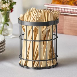 FixtureDisplays GET Enterprises WB-55-MG Urban Renewal 4.5X5.5" Metal Gray Round Wire Basket