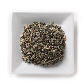 Mahamosa Herbal Flower Tea Blend and Tea Filter Set: 2 oz Spicy Splendor Herbal Tea, 100 Loose Leaf Tea Filters (Bundle- 2 items)(cinnamon, fennel, ginger, rosemary, peppermint)