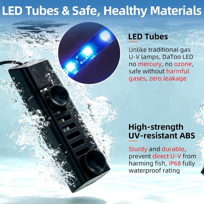 DaToo LED Aquarium Clean Light 3 W Fish Tank LED