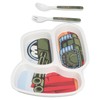 Children Tableware Set Cartoon Printed Unbreakable Divided Plate Toddler Eating
