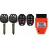 Toyota CUT BY CODE + 2 Toyota Sienna Chip Key