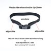 Ahijklmn Plastic Buckles,Plastic Side Release Buckle clips + Plastic Tri