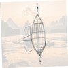 KOMBIUDA 1pcs Stainless Steel Olive Shape Fishing Bait Cage for