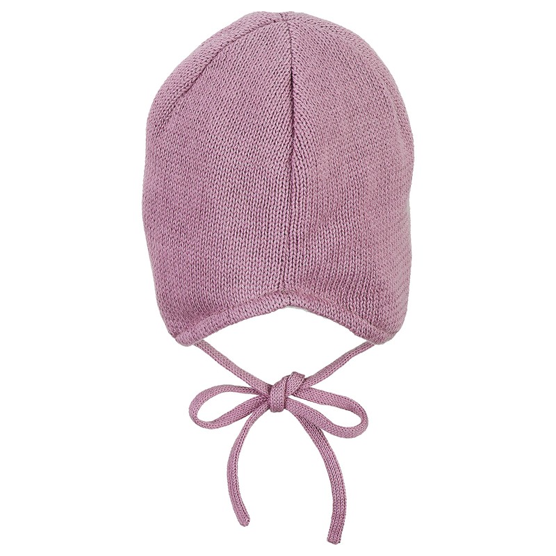 Sterntaler Baby Girls' Knitted Soft Hat, Rose coloured
