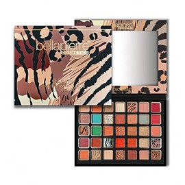 bellapierre Safari Eyeshadow Palette | 35 Shades in Matte, Satin, Shimmer, & Foil Finishes | Non-Toxic & Paraben Free | Vegan & Cruelty Free